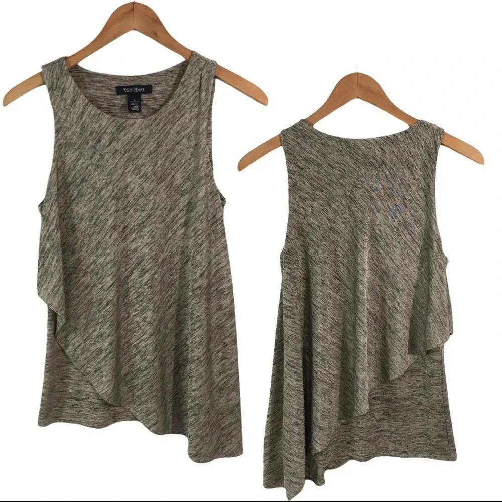 WS454 White House Black Market Trendy Blouse S